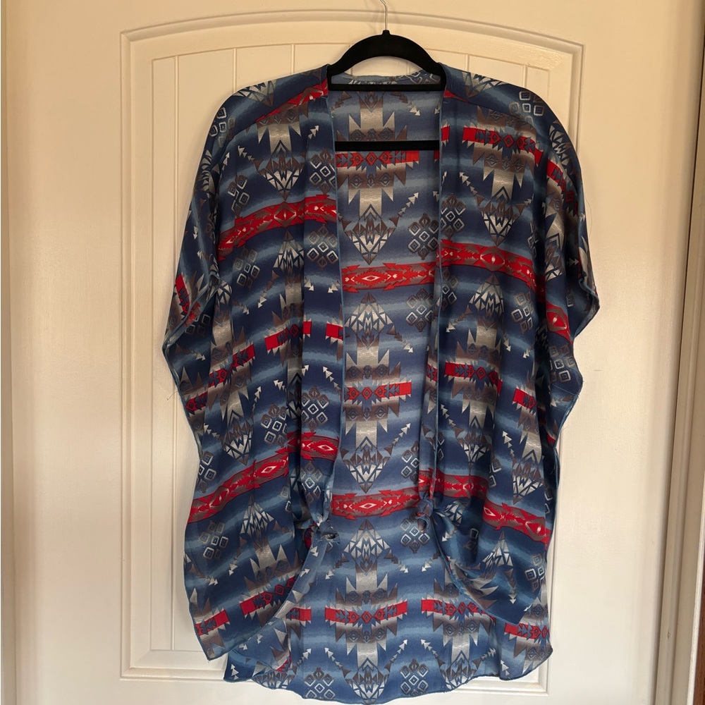 Tribal Print swim suit cover